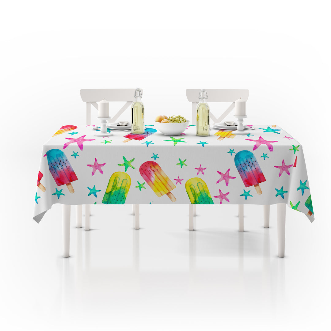 Waterproof Table Cover Ice Cream