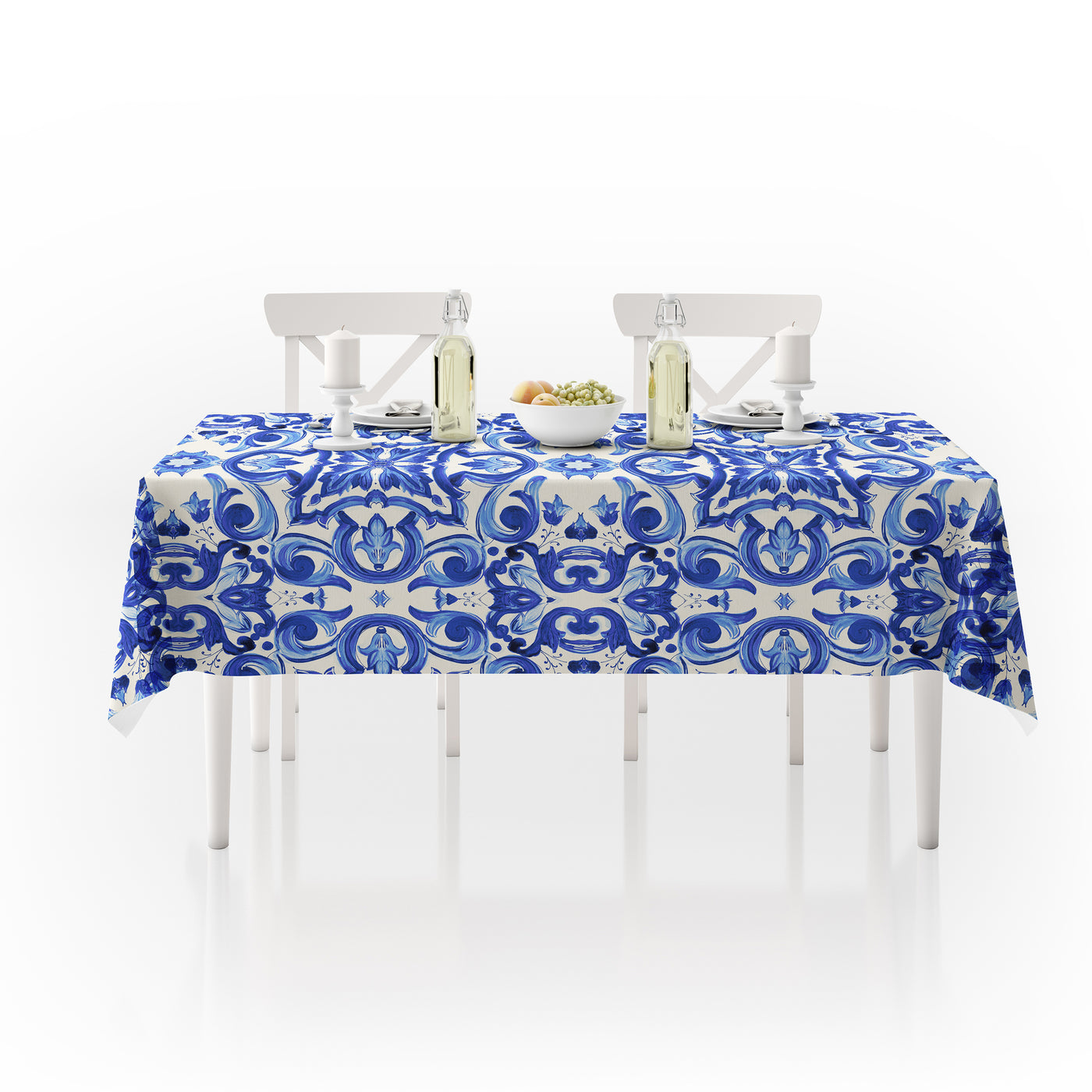 Waterproof tablecover Blue Flare