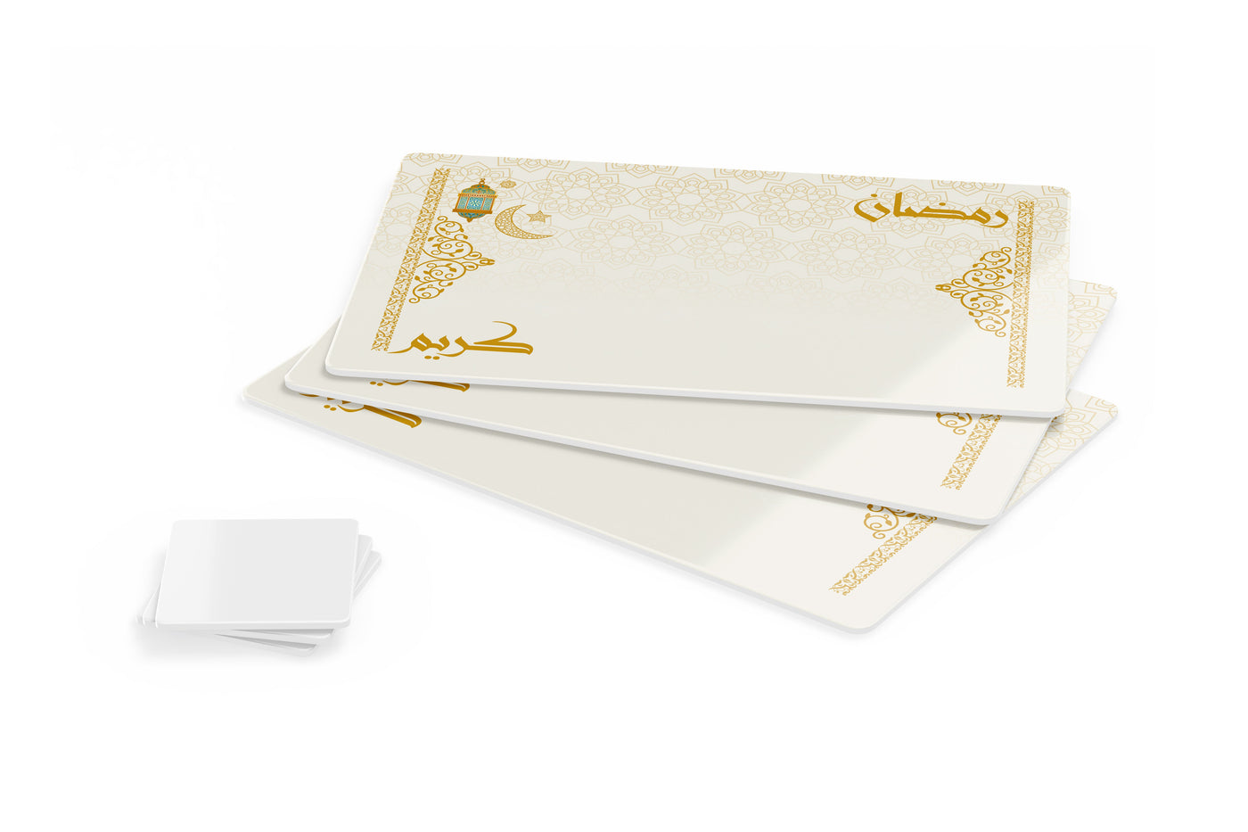 Placemat Ramadan Kareem Gold Set of 4