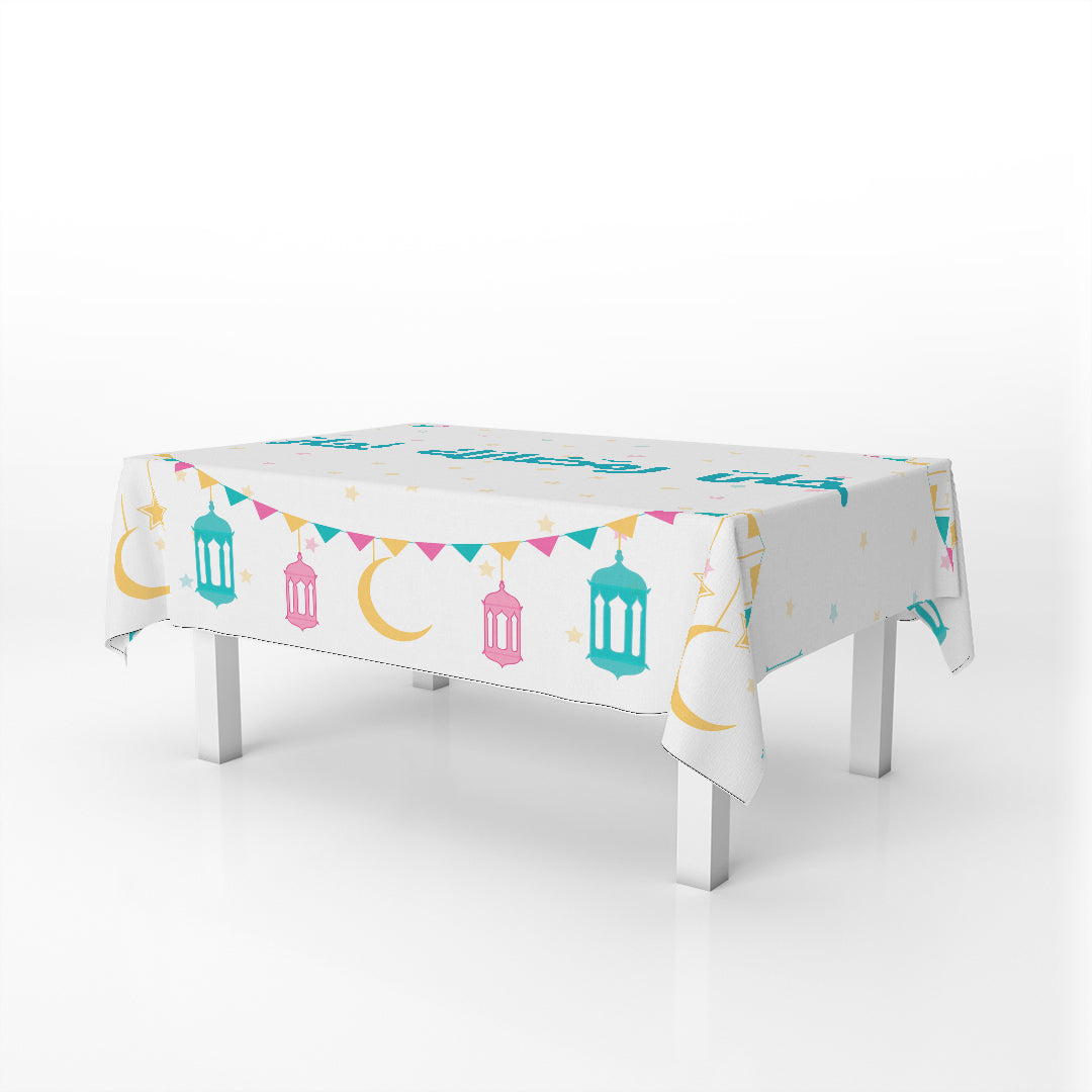 rectangular Table Cover with caption Khaly Ramdanek Ahla