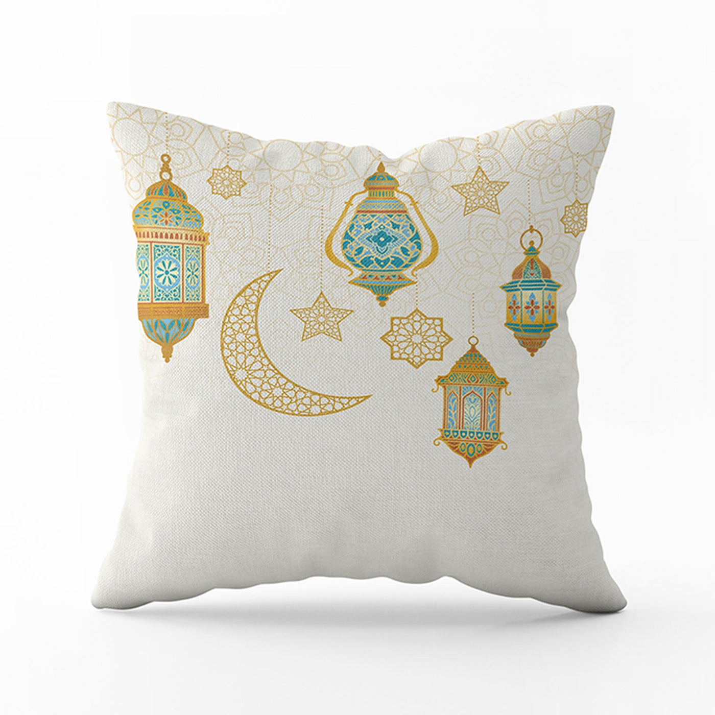 Cushion Fawanees With caption Ramdan Kareem Gold