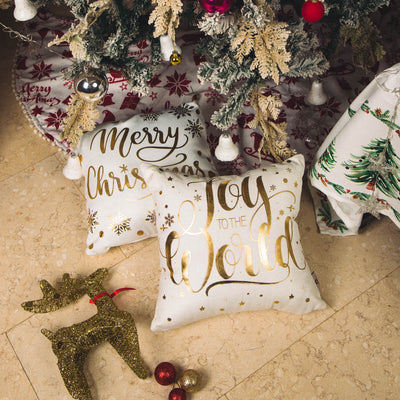 Cushion Joy To The World Gold