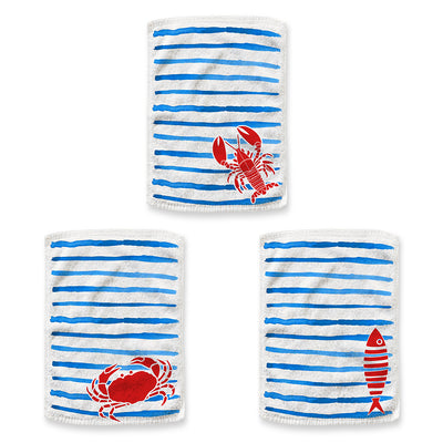 Kitchen Towel Set Sea Creatures