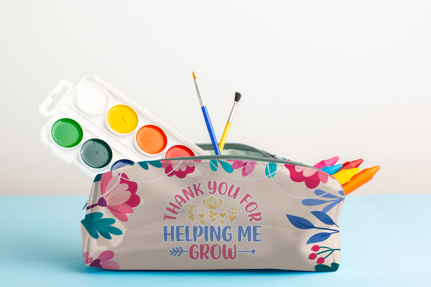Pencil Case Thank you for helping me grow