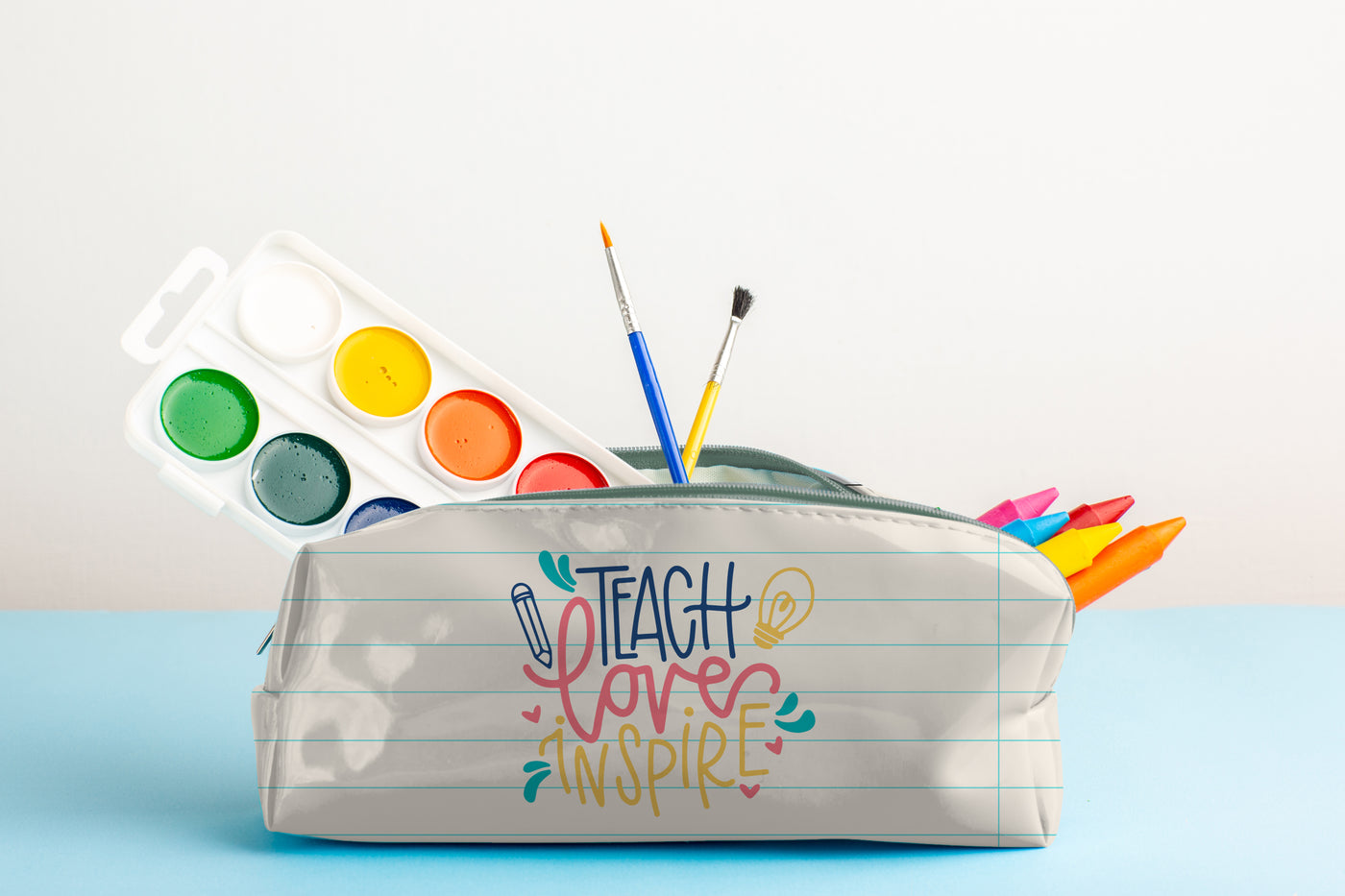 Pencil Case teach,love & inspire