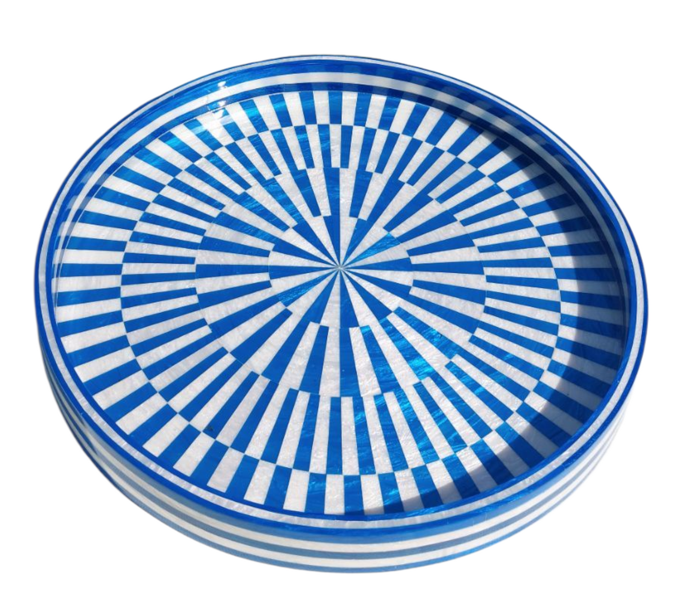 Blue lights Tray