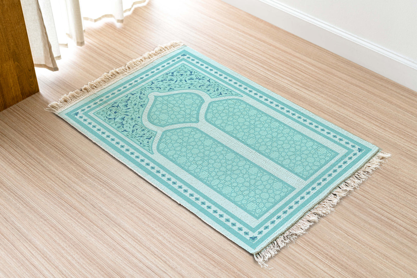 Serenity Blue Prayer Rug