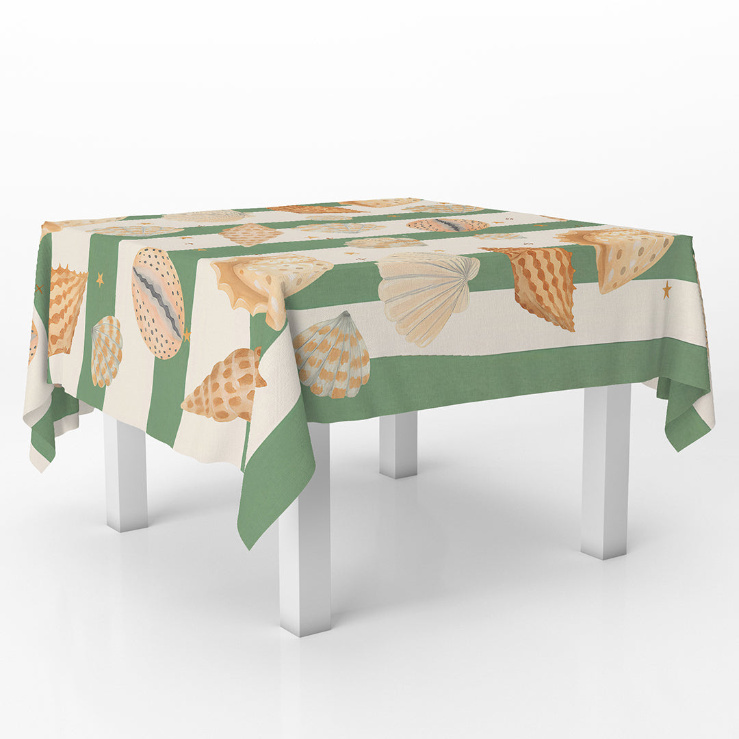 Squared Tablecover Shell Belle