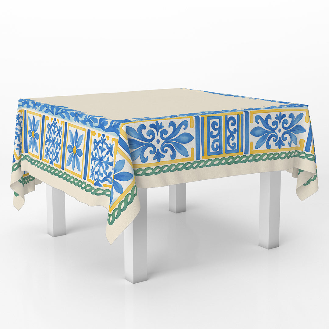 Squared Tablecover Seaside Charm