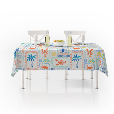 Waterproof Tablecover Seafood Platter