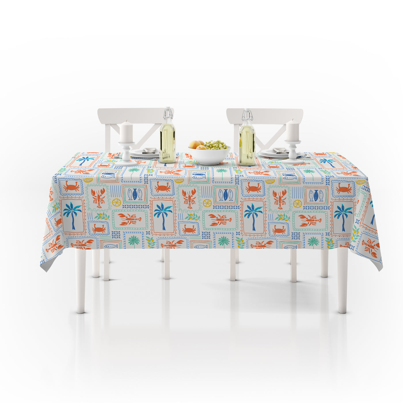 Waterproof Tablecover Seafood Platter