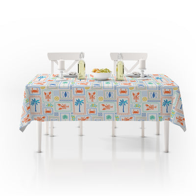 Waterproof Tablecover Seafood Platter