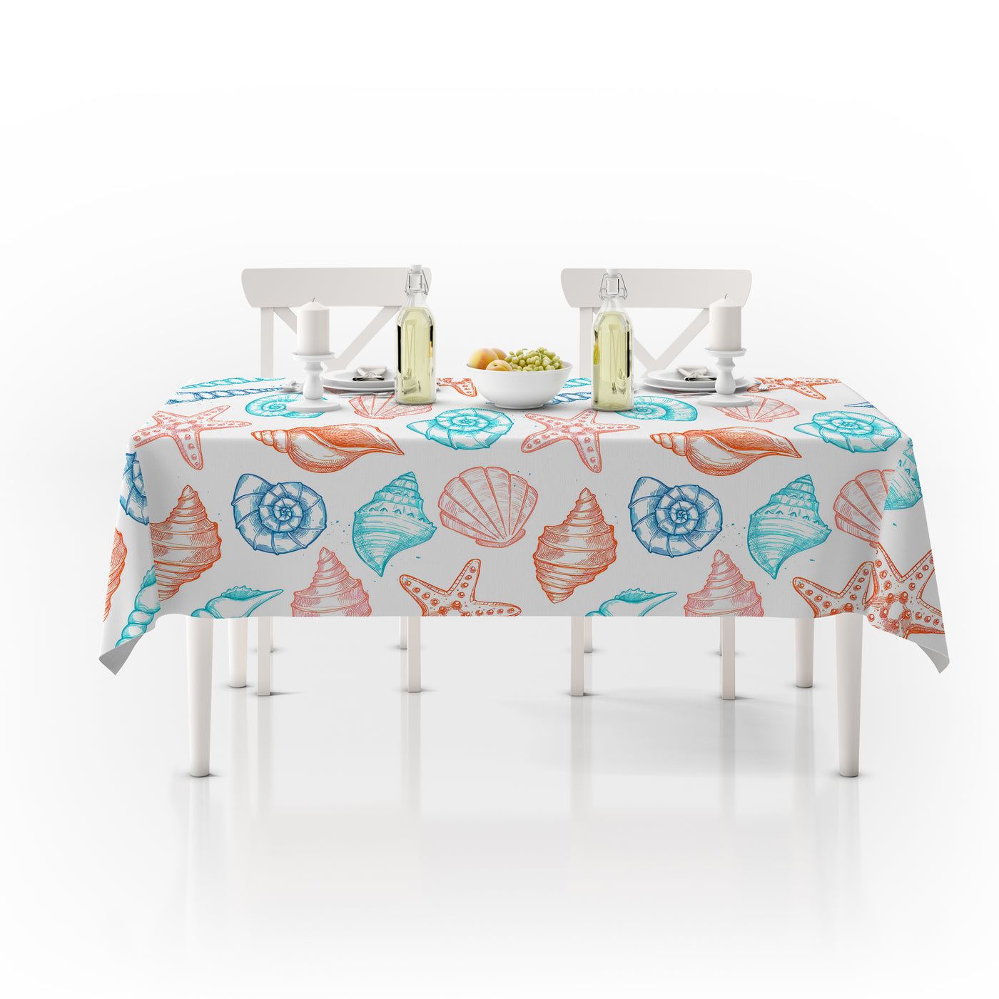 Waterproof Tablecover Precious Shells