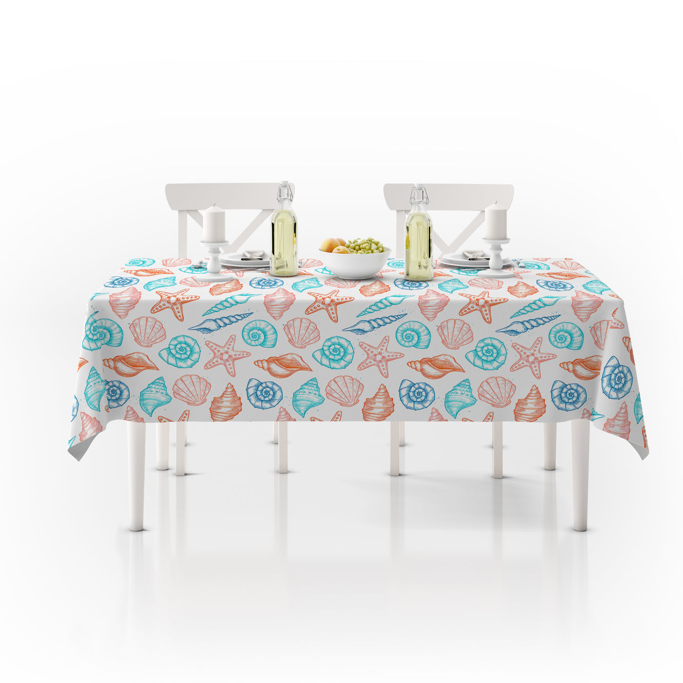 Waterproof Tablecover Precious Shells
