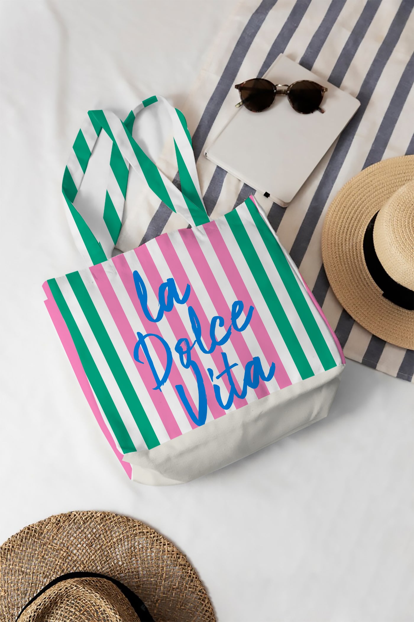 Beach Bag with caption La Dolce Vita
