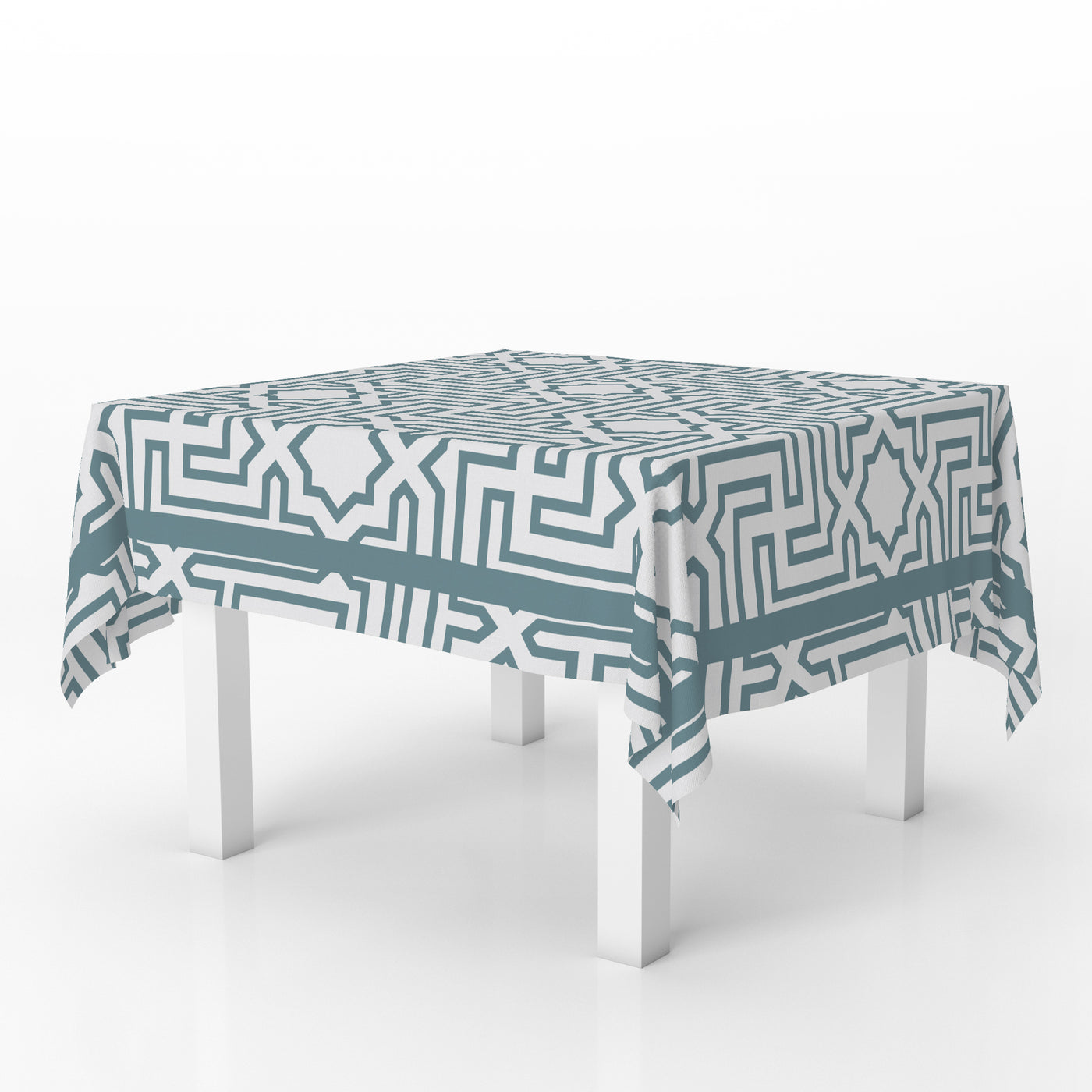 Squared Table Cover Arabsque Gray