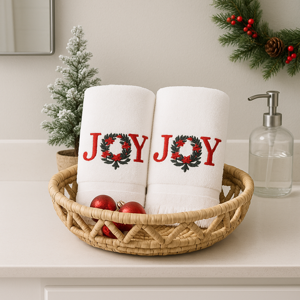 Two hand Towels Joy