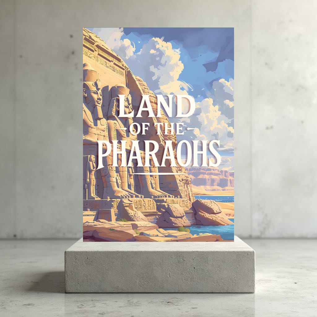Greeting Card land of the pharaohs