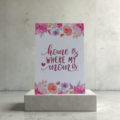 Greeting Card Home is where mom is