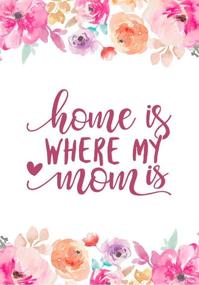 Greeting Card Home is where mom is