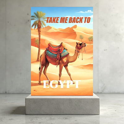 Greeting Card Take me back to Egypt