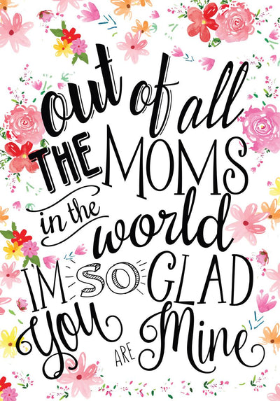 Greeting Card Out of All the moms