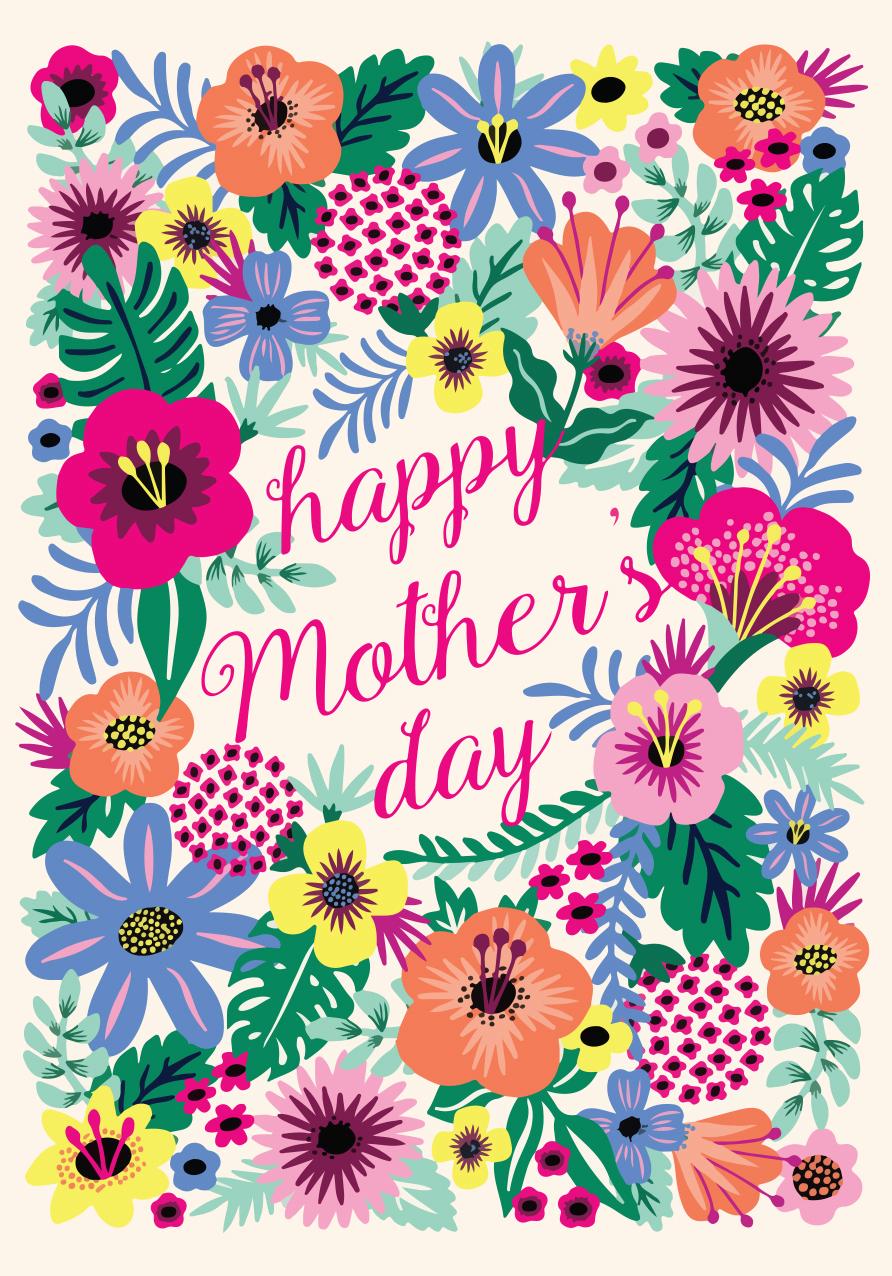 Greeting Card Happy mother's Day