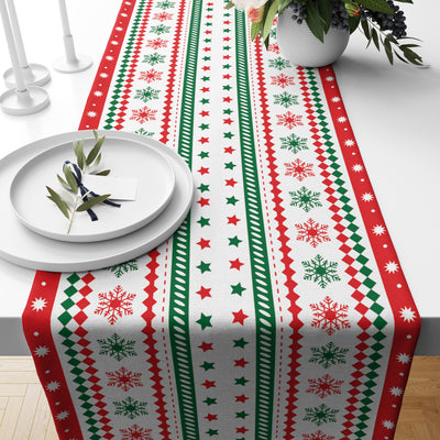 Runner Christmas Pattern