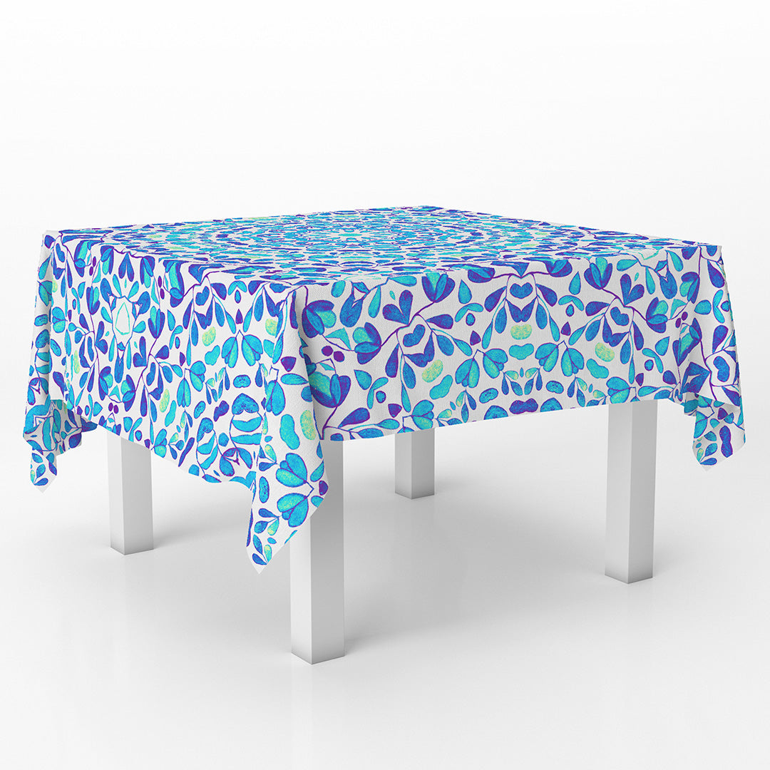 Square Table Cover Floral Mandala