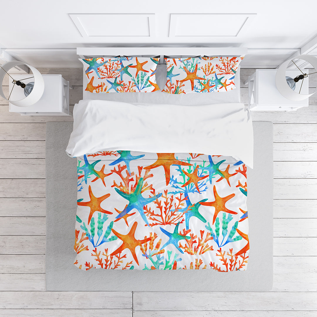 Light Duvet Colorful Starfish