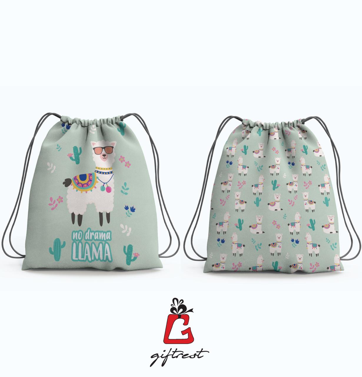 Draw String Bag No Drama Lama
