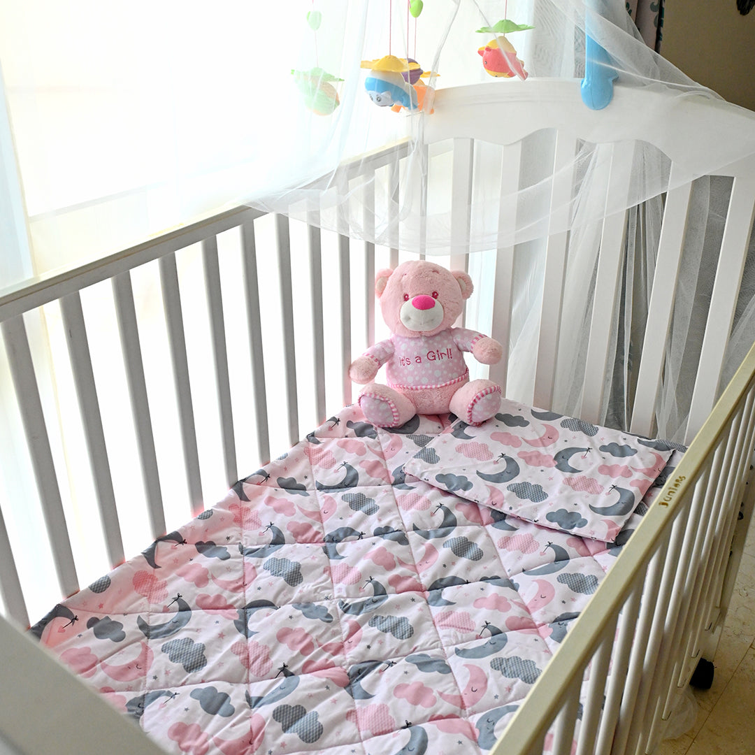 Baby Duvet Twinkle Twinkle Pink