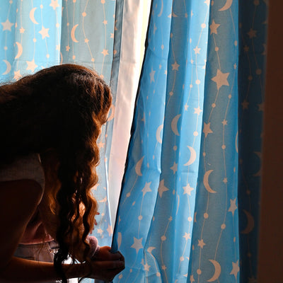Curtains Twinkle Twinkle Blue