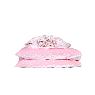 Fitted Sheet Twinkle Twinkle Pink
