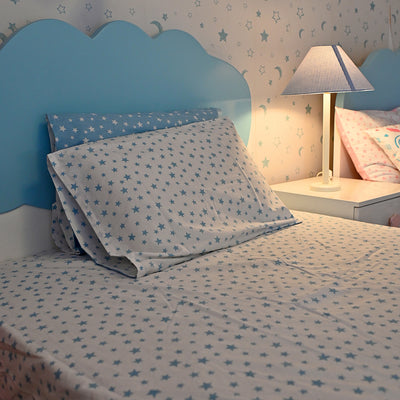 Fitted Sheet Twinkle Twinkle Baby Blue