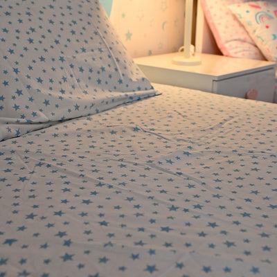 Fitted Sheet Twinkle Twinkle Baby Blue