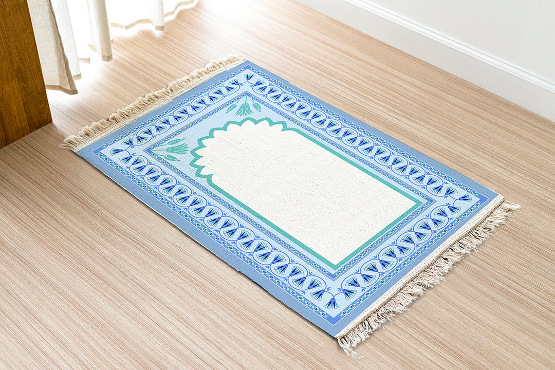 The Blue Lotus Prayer Rug – Giftrest