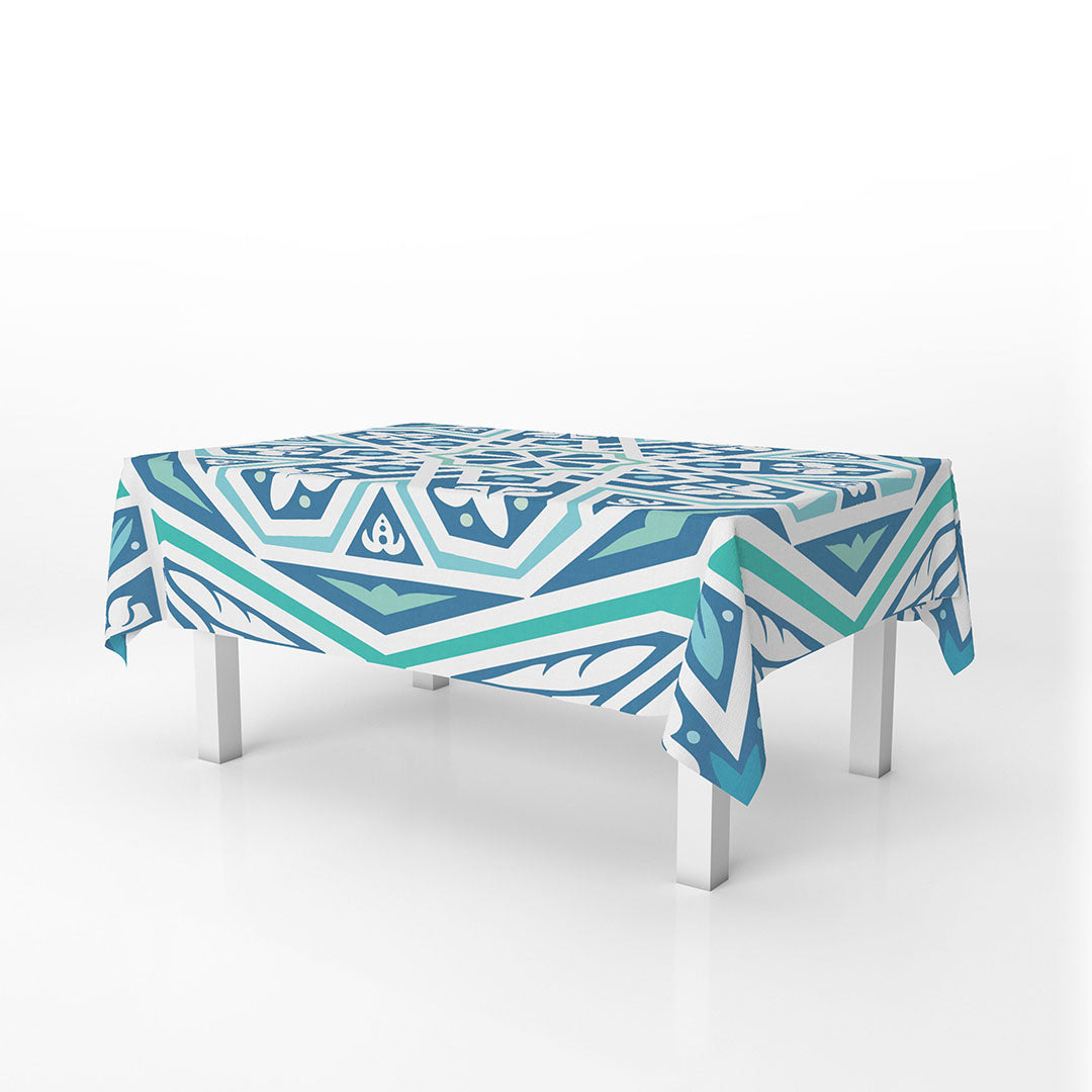 Khaymya Turquoise Table Cover