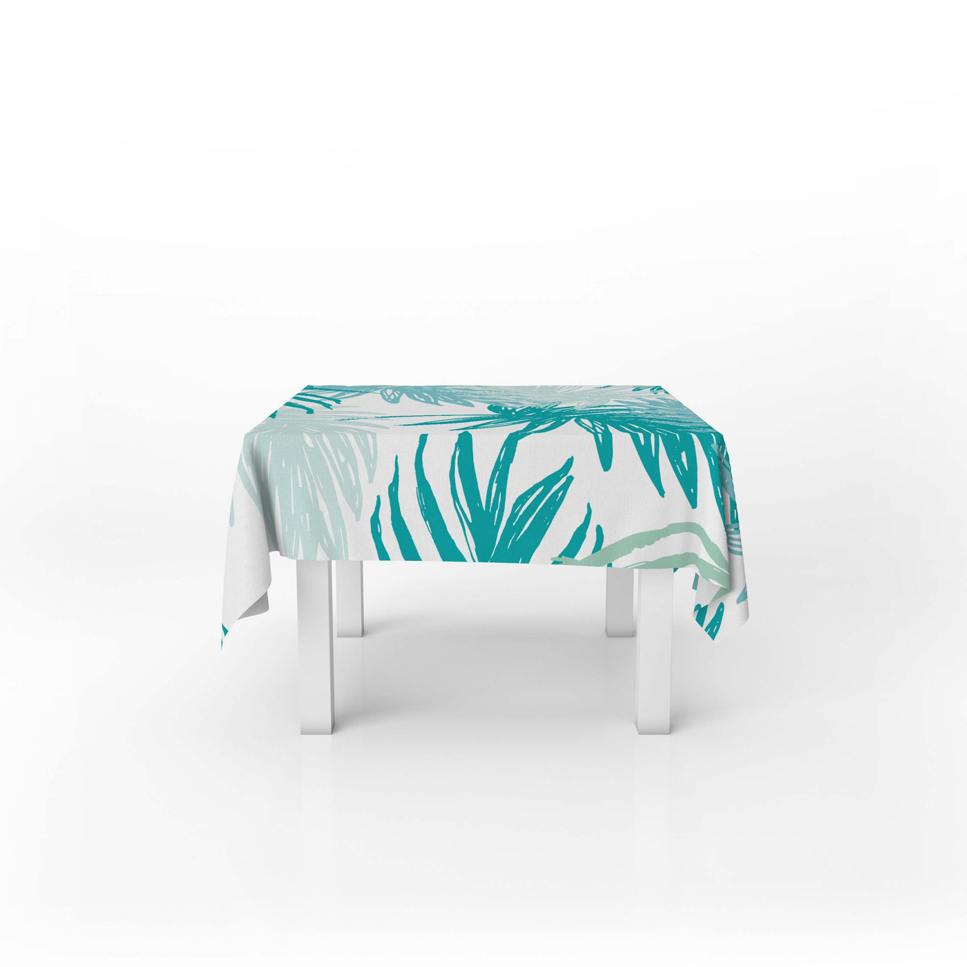 Squared Banana Laeves Table Cover