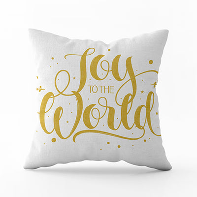 Cushion Joy To The World Gold